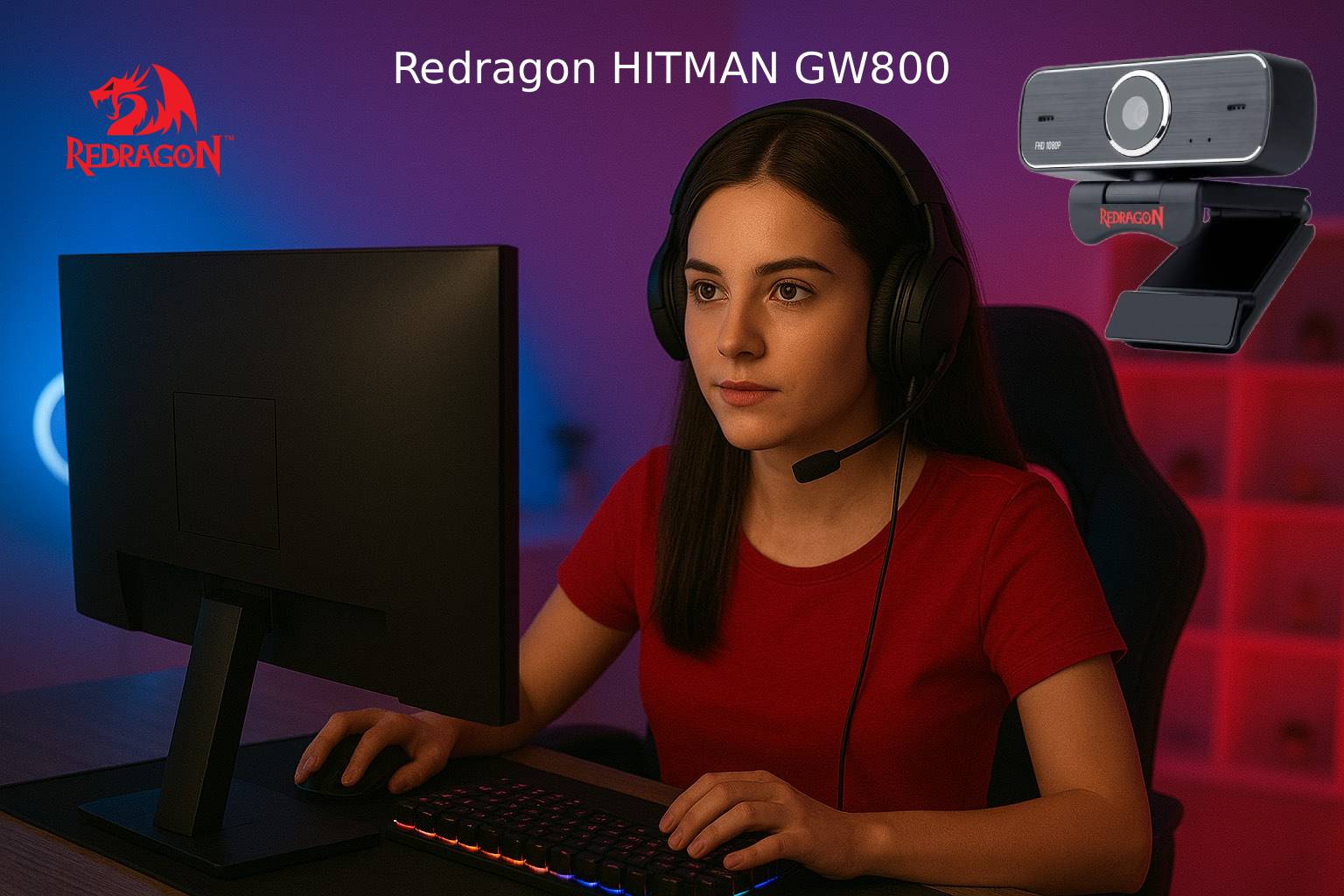 Вебкамера Redragon Hitman GW800 увійшла до рейтингу ТОП-7 гаджетів до $50